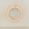 Espelho Moldura Rattan Sol