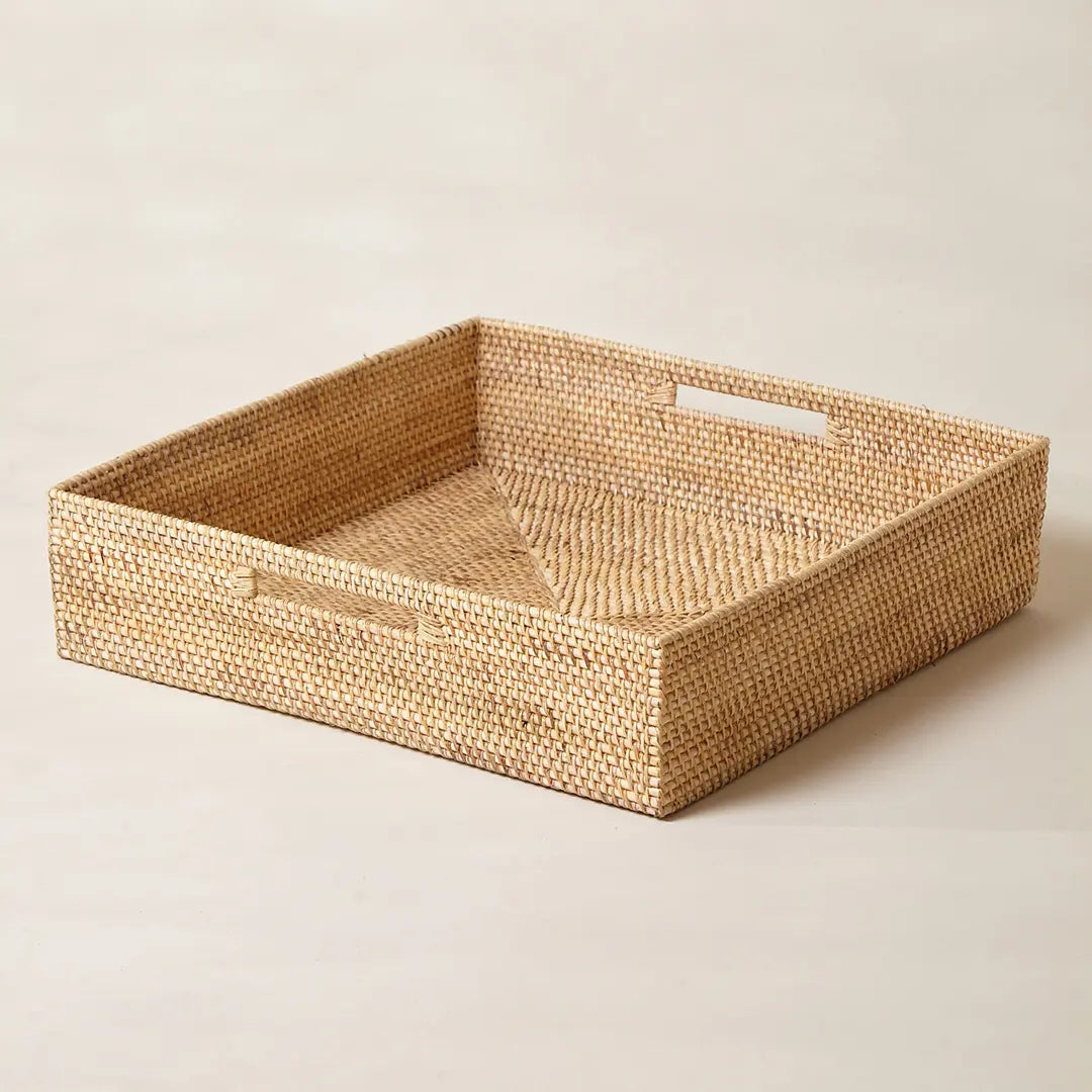 Cesta de Rattan c/ Alça Embutida