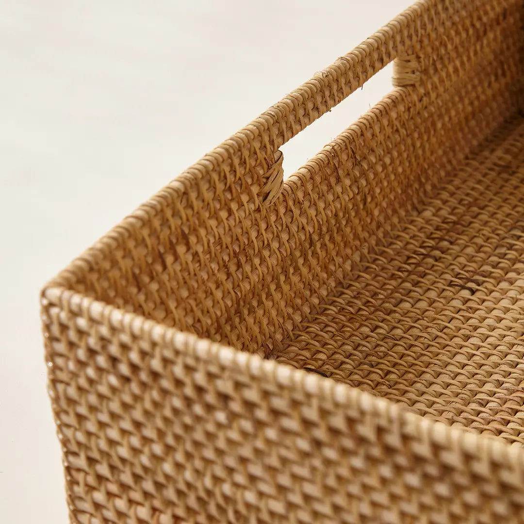 Cesta de Rattan c/ Alça Embutida
