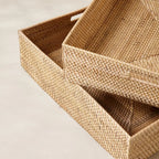 Cesta de Rattan c/ Alça Embutida
