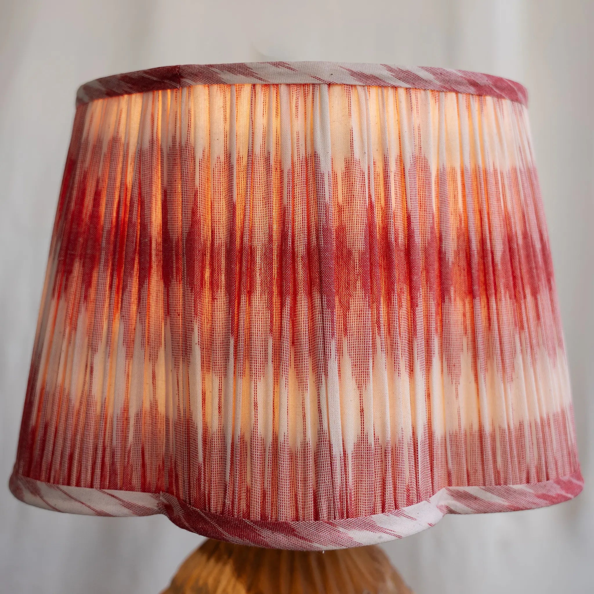 Cúpula para Abajur Ikat Scallop