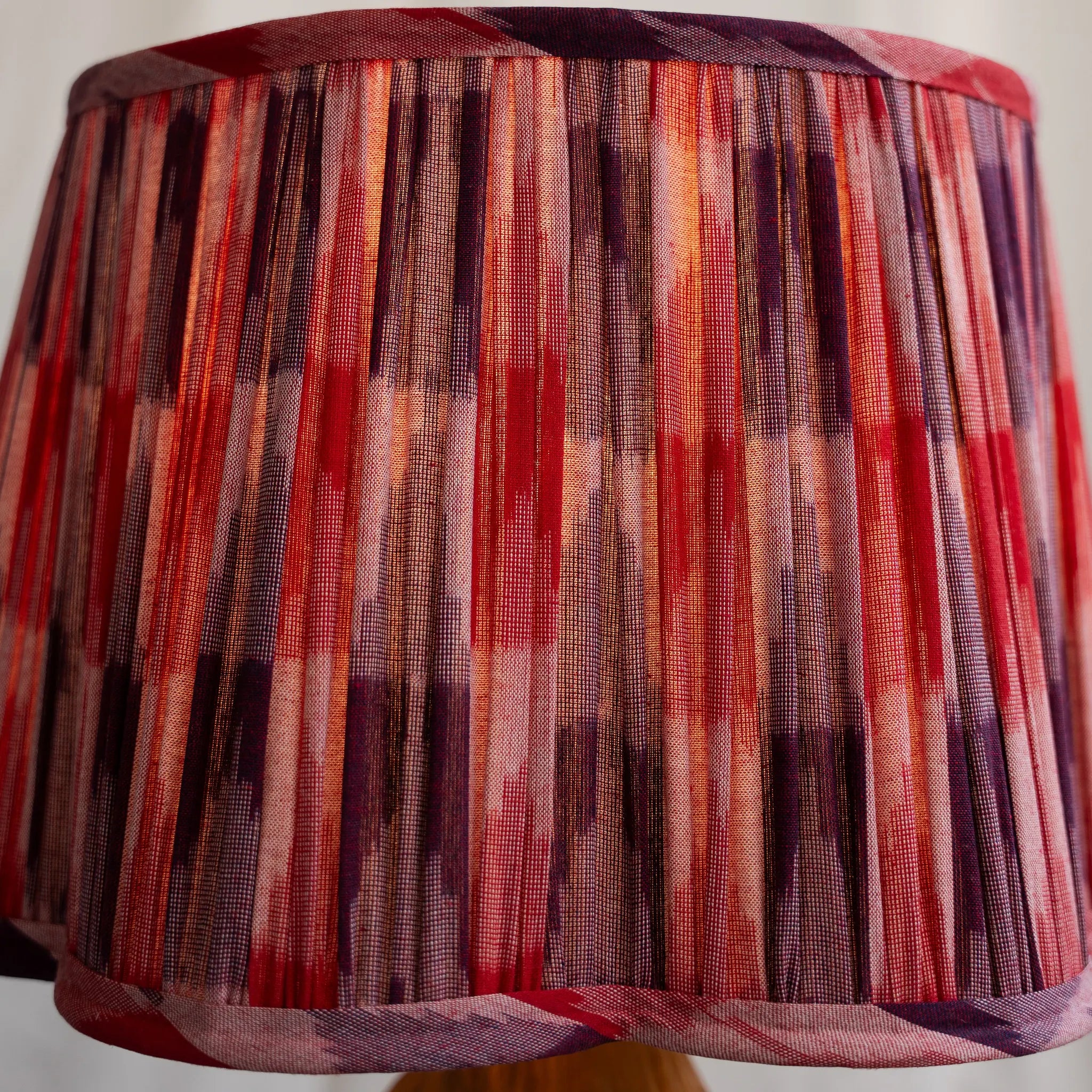 Cúpula para Abajur Ikat Scallop
