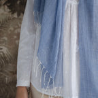 Echarpe Denim em Algodão
