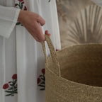 Cesta Bapu em Seagrass c/Alça