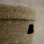 Cesto De Roupa Nehru em Seagrass c/ Tampa