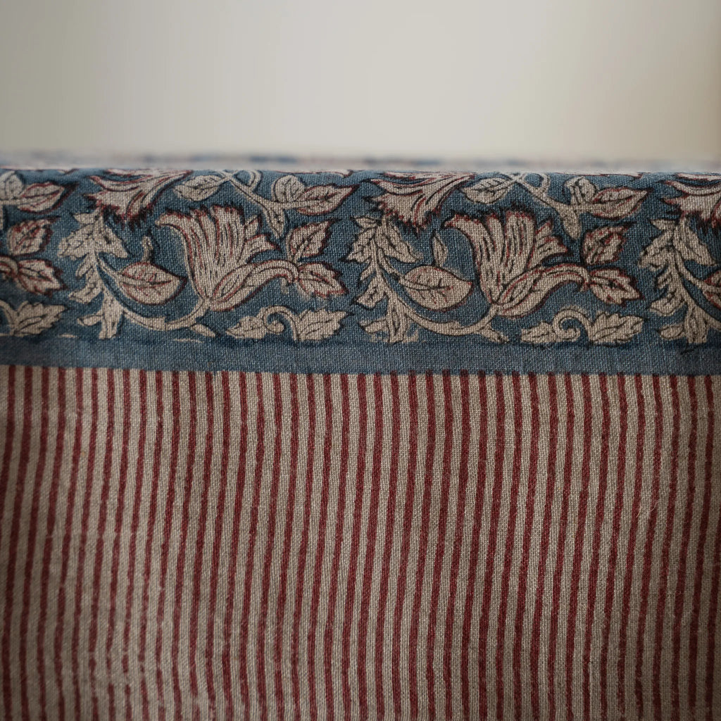 Toalha de Mesa Raja em Linho Block Print