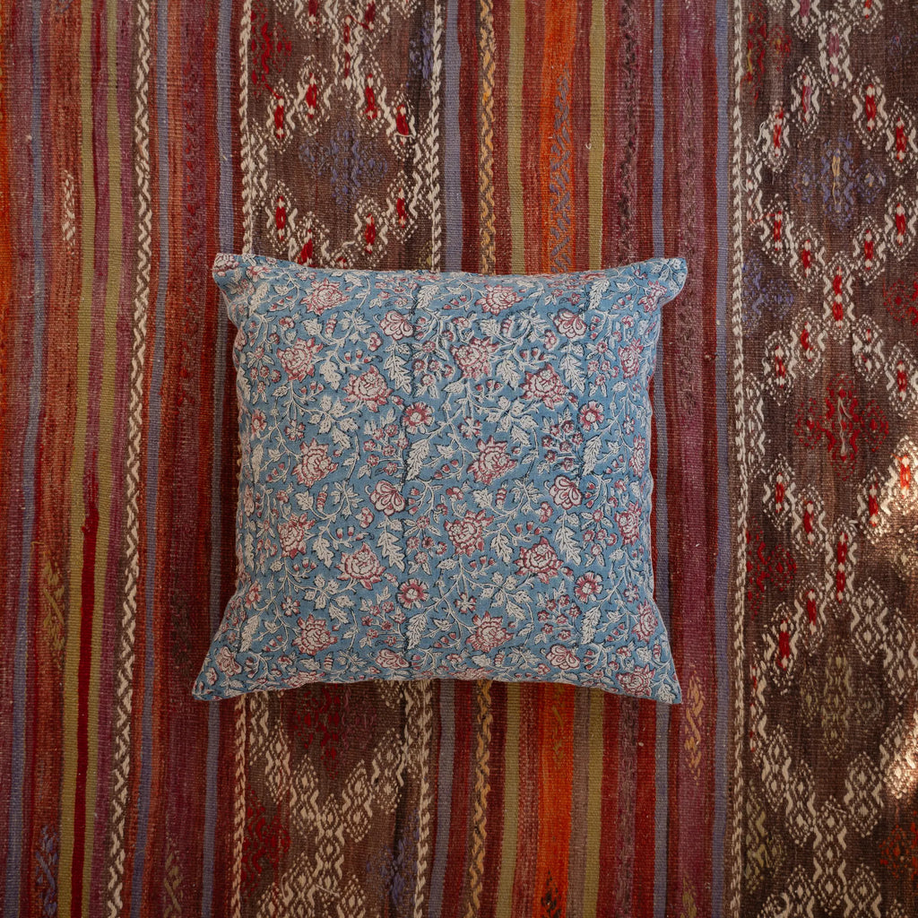 Capa de Almofada Taj em Linho Block Print