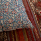 Capa de Almofada Taj em Linho Block Print