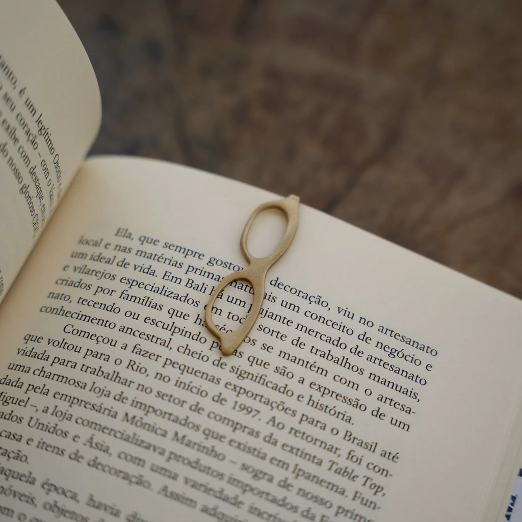 Marcador de Livro Goa em Latão