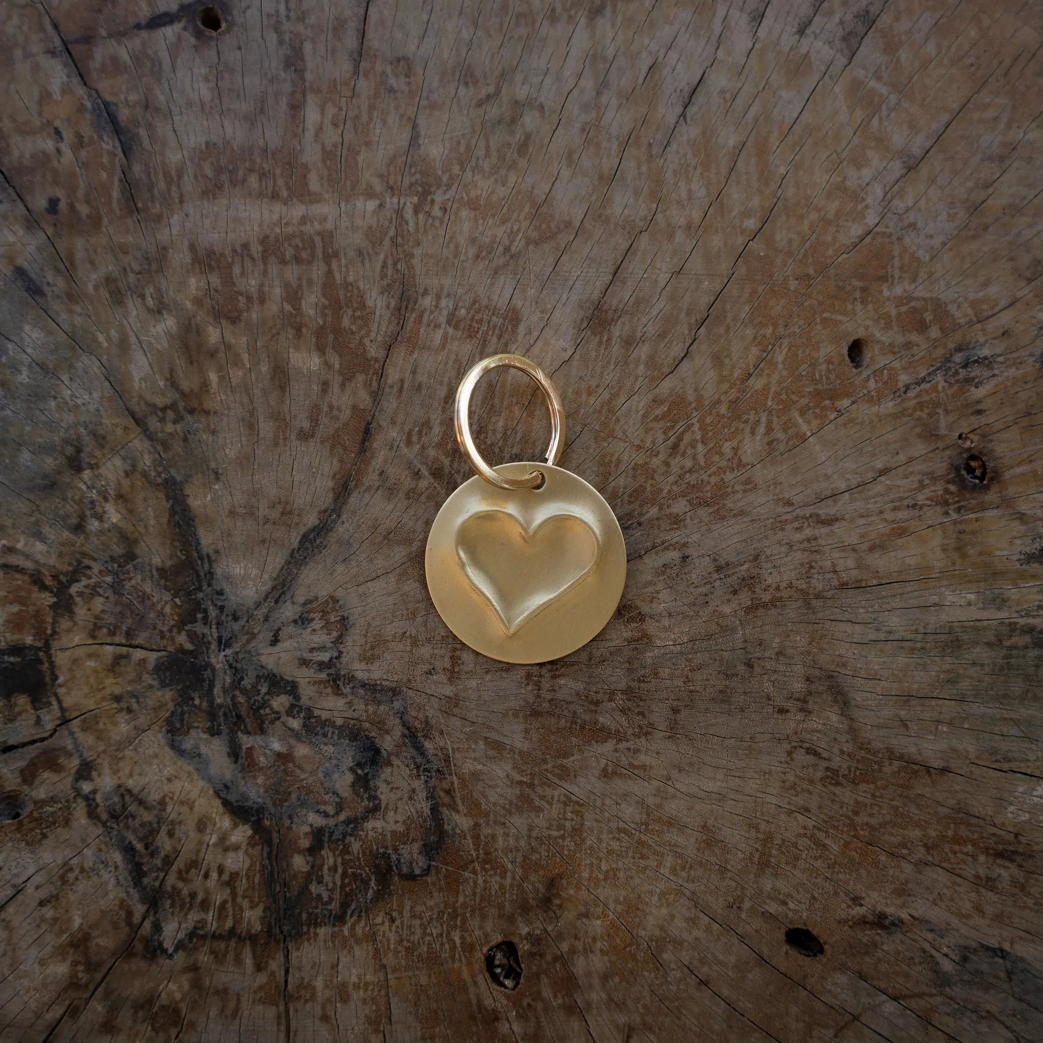 Chaveiro Heart  em Latão