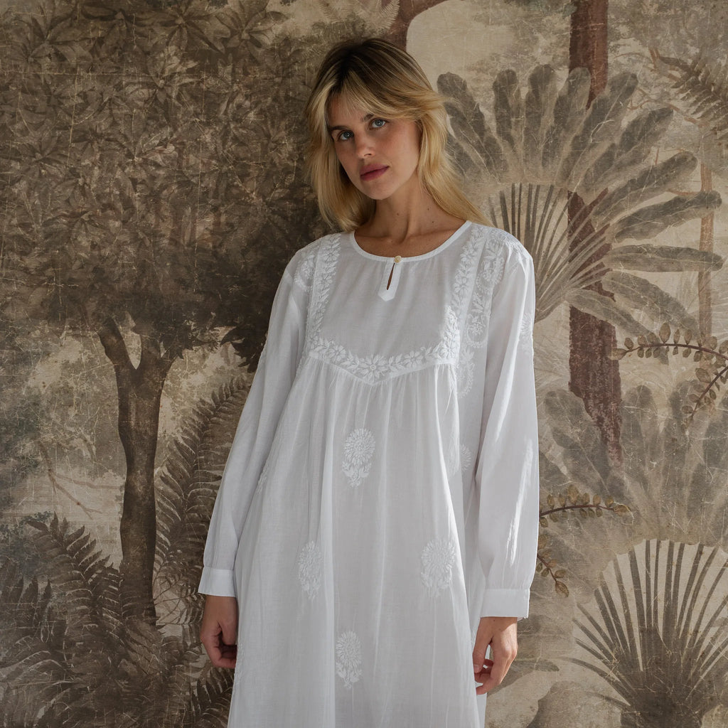 Vestido Prem em Algodão