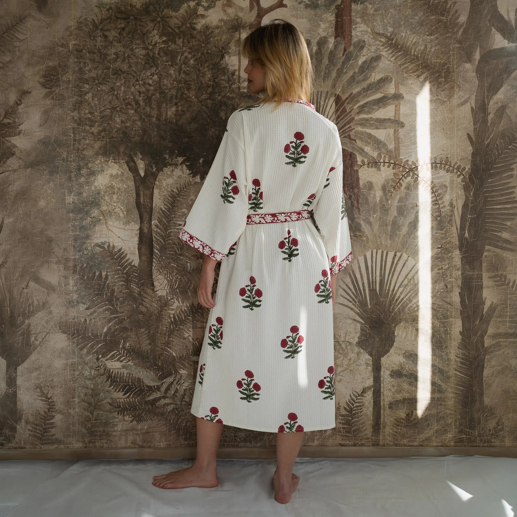 Kimono Poppy em Algodão