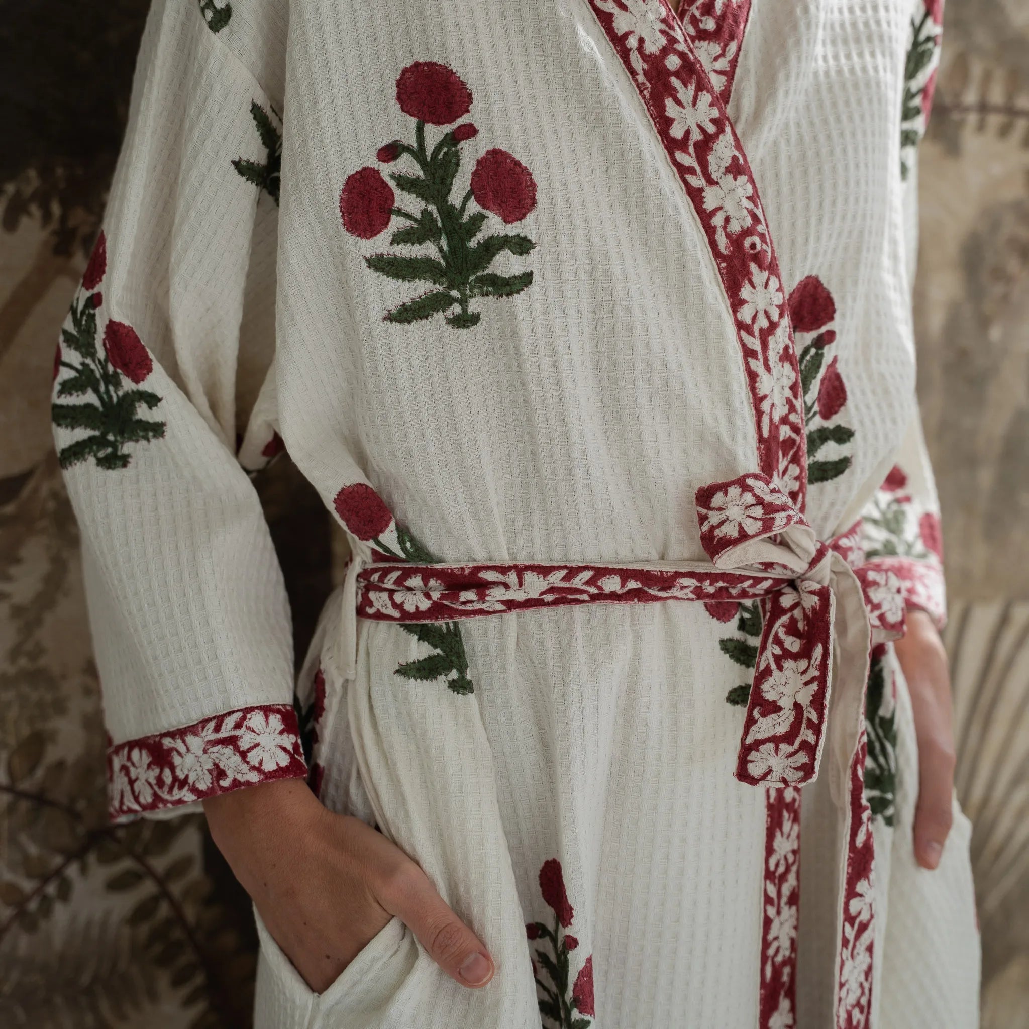 Kimono Poppy em Algodão