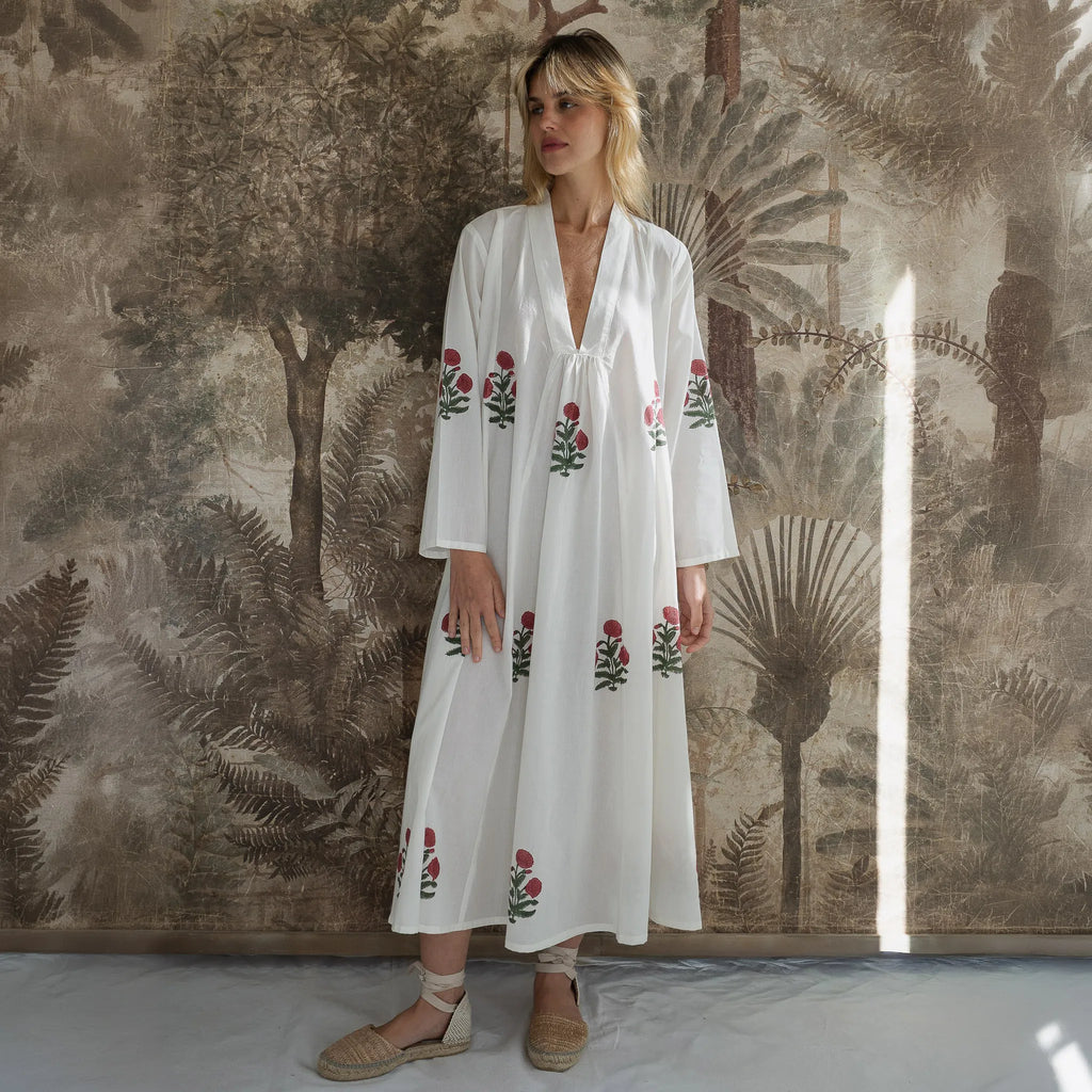 Vestido Poppy em Algodão