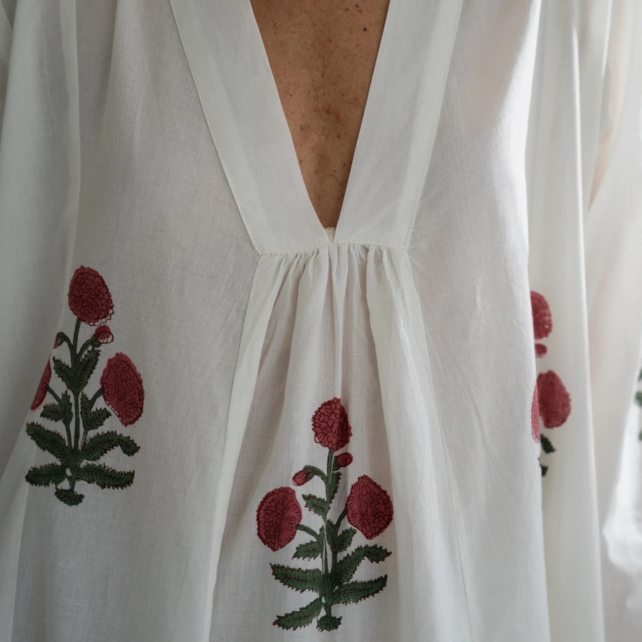 Vestido Poppy em Algodão