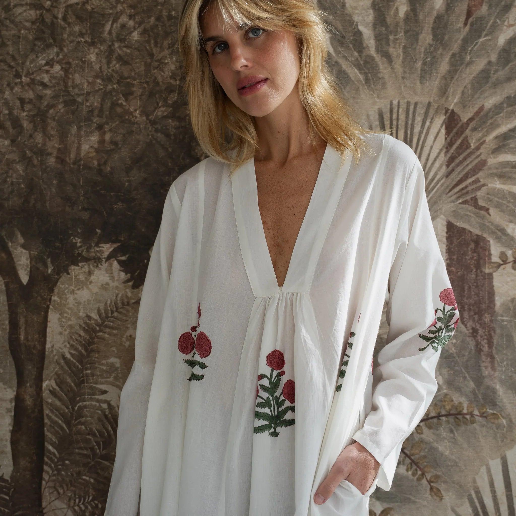 Vestido Poppy em Algodão